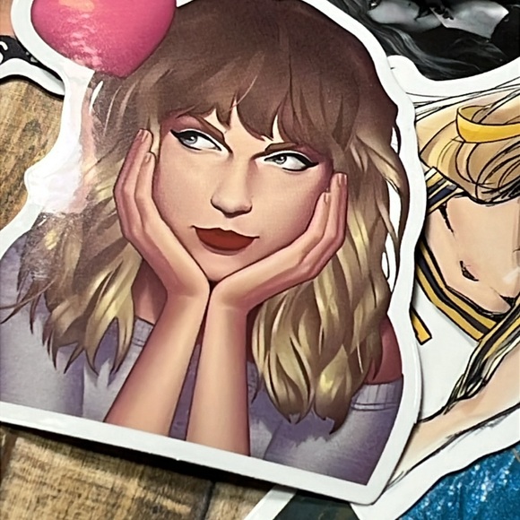 5for$10 Singer Taylor Swift Album 50Pc of Stickers Waterbottle, Notebook, More - Picture 2 of 5